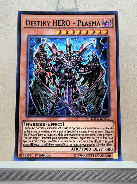 Yugioh! 1x Destiny HERO - Plasma (DESO - Super Rare) 1st Edition