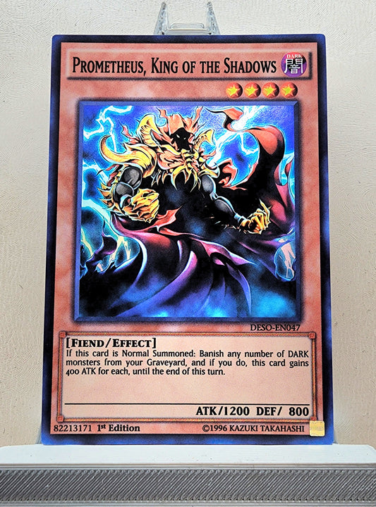 Yugioh! 1x Prometheus, King of the Shadows (DESO - Super Rare) 1st Edition