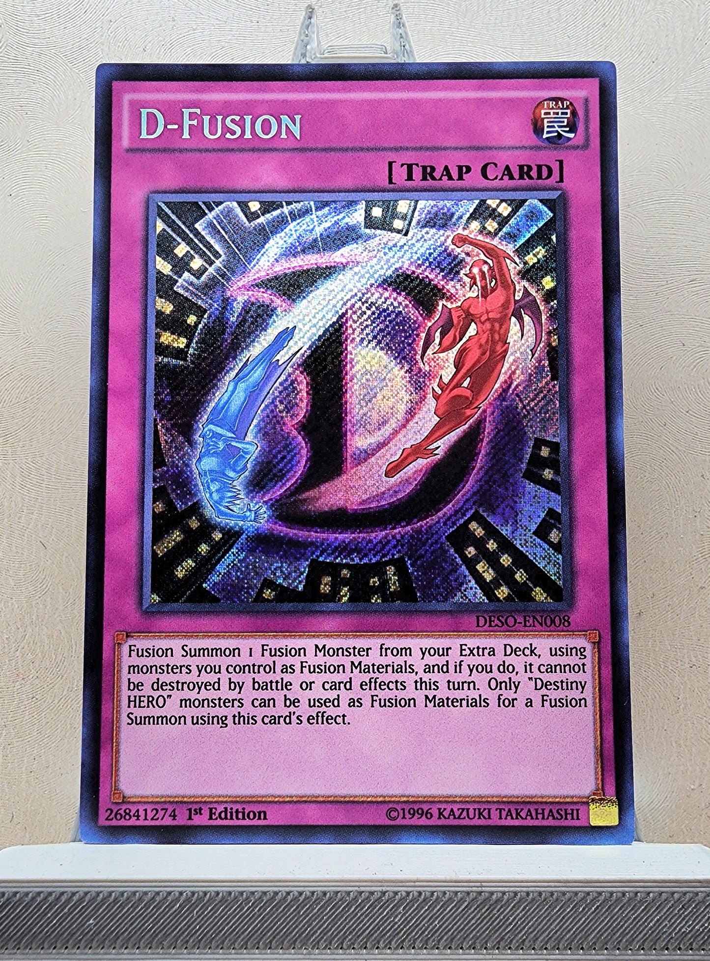 Yugioh! 1x D-Fusion (DESO - Secret Rare) 1st Edition