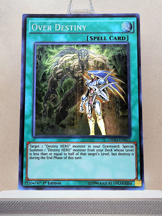 Yugioh! 1x Over Destiny (DESO - Super Rare) 1st Edition