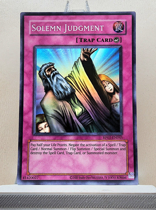 Yugioh! 1x Solemn Judgment (RP01 - Super Rare) Unli Edition