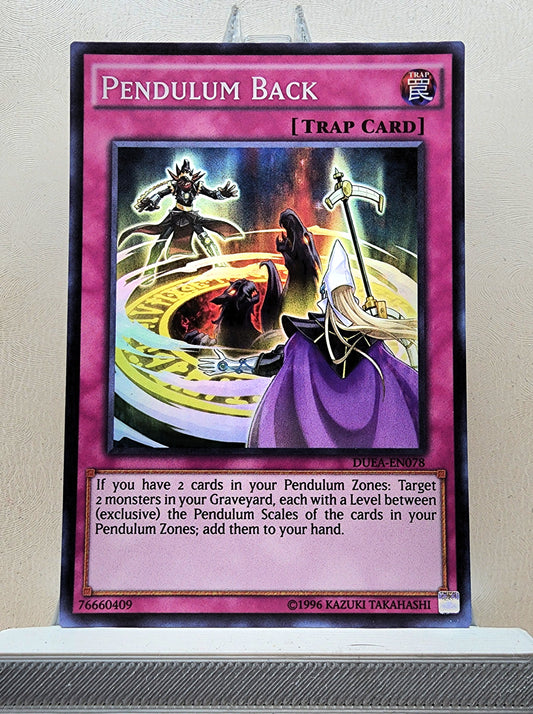 Yugioh! 1x Pendulum Back (DUEA - Super Rare) Unli Edition