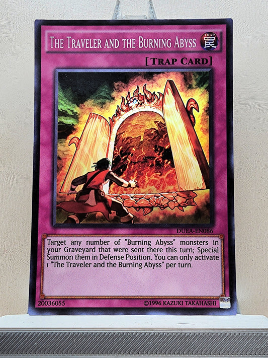 Yugioh! 1x The Traveler and the Burning Abyss (DUEA - Super Rare) Unli Edition