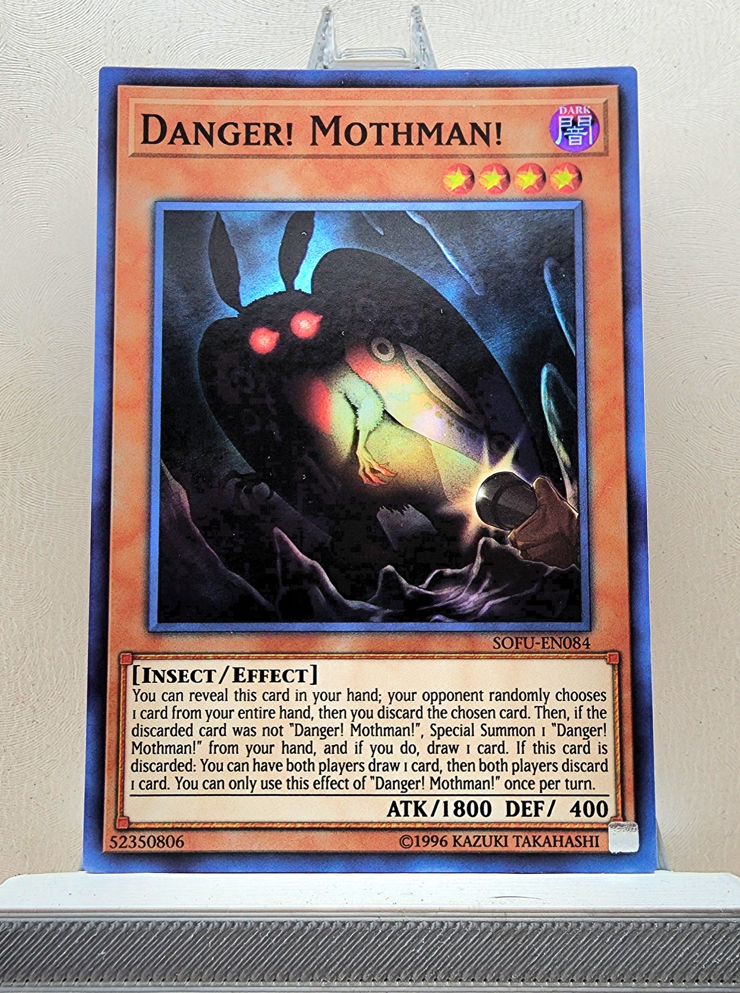 Yugioh! 1x Danger Mothman (SOFU - Super Rare) Unli Edition