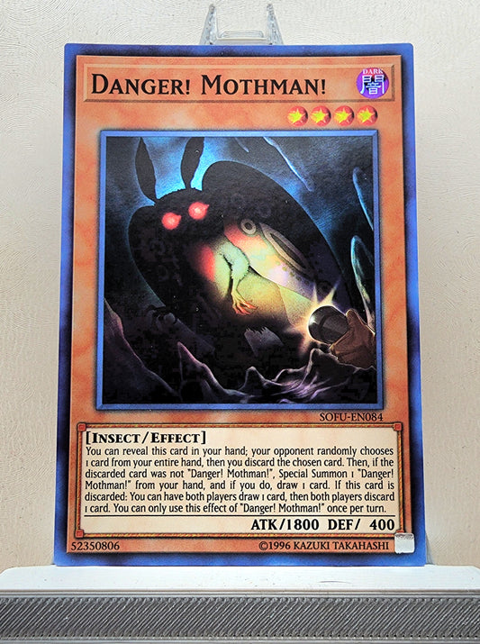 Yugioh! 1x Danger Mothman (SOFU - Super Rare) Unli Edition