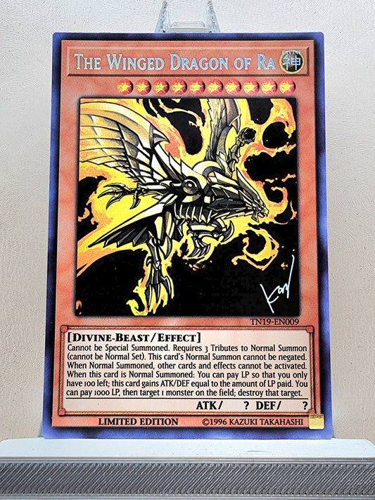 Yugioh! 1x The Winged Dragon of Ra (TN19 - Prismatic Secret Rare) Limited Edition