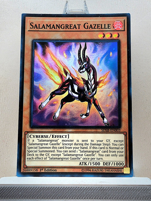 Yugioh! 1x Salamangreat Gazelle (SDSB - Super Rare) 1st Edition