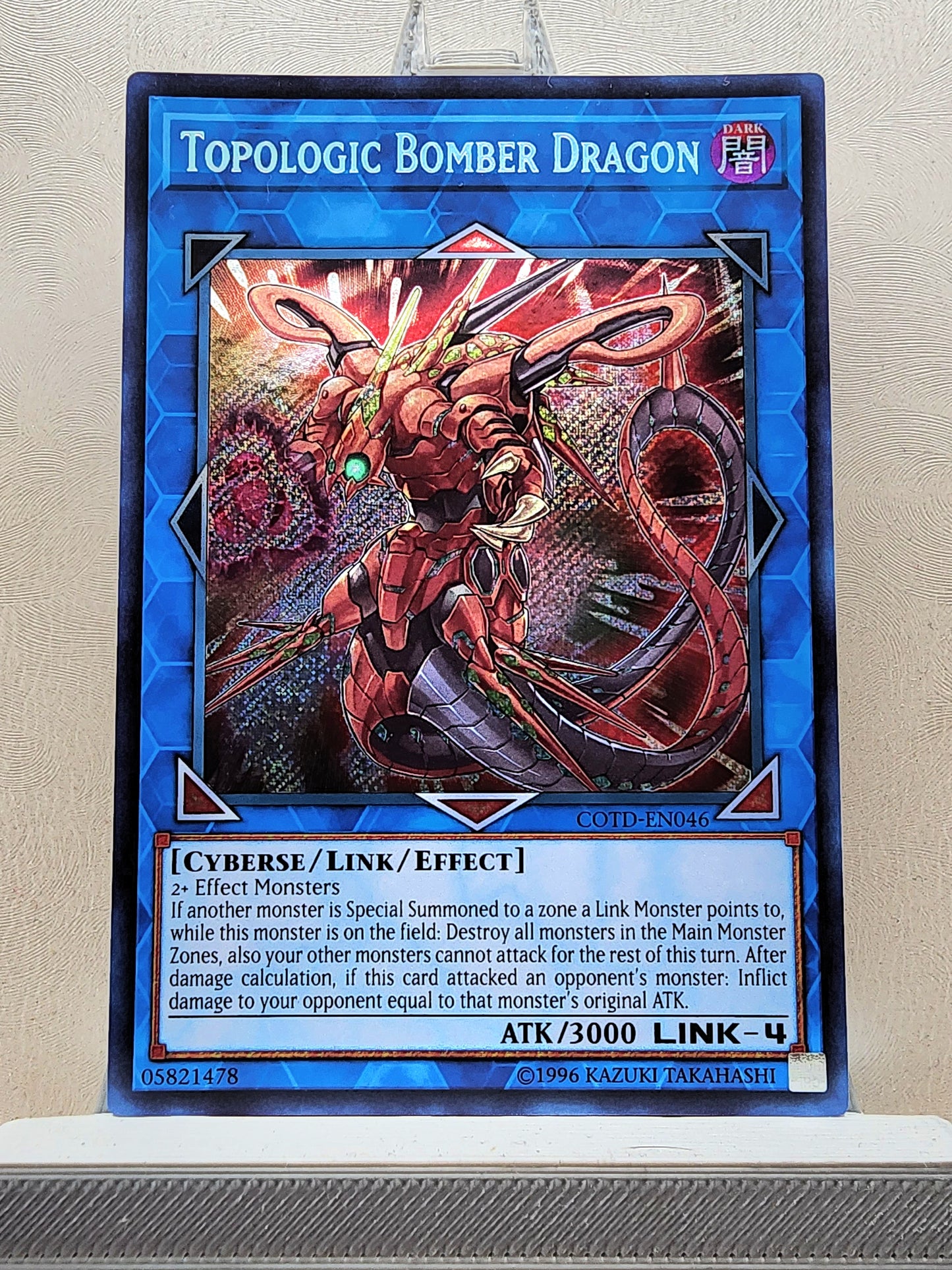 Yugioh! 1x Topologic Bomber Dragon (COTD - Secret Rare) Unli Edition