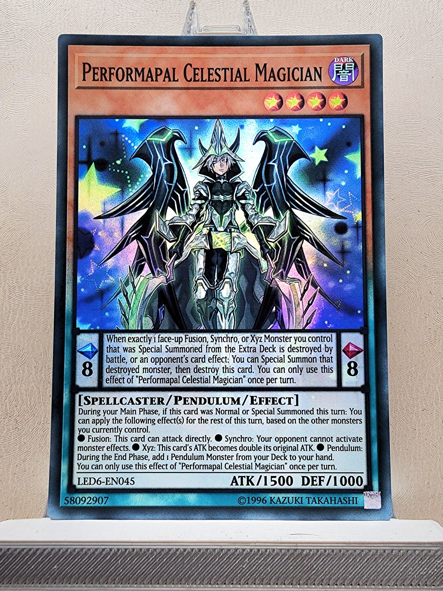 Yugioh! 1x Performapal Celestial Magician (LED6 - Super Rare) Unli Edition