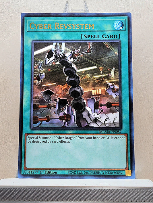 Yugioh! 1x Cyber Revsystem (MAMA - Ultra Rare) 1st Edition