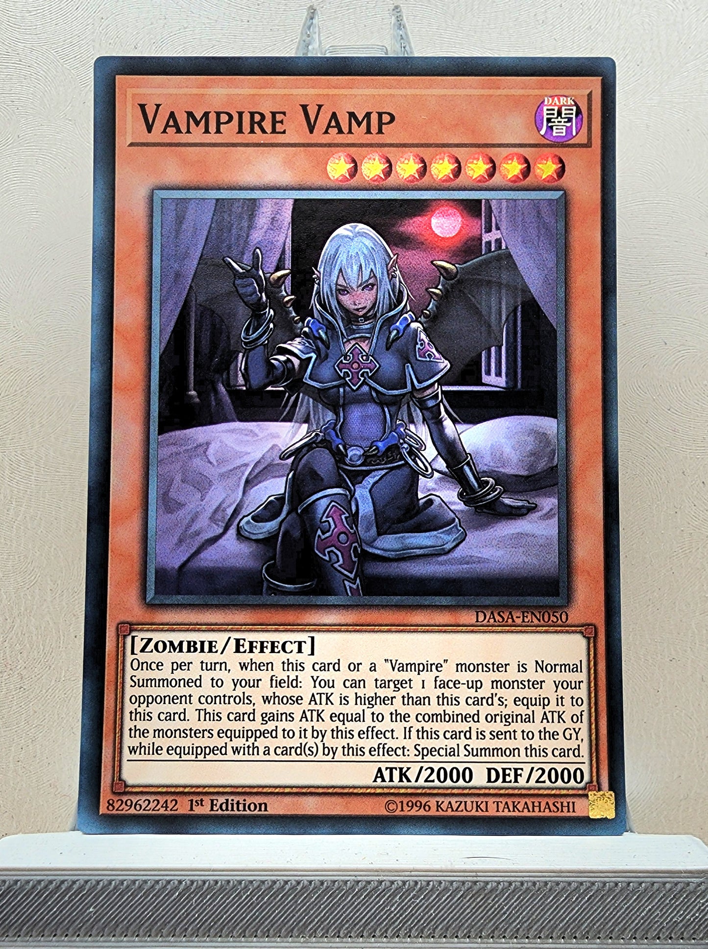 Yugioh! 1x Vampire Vamp (DASA - Super Rare) 1st Edition