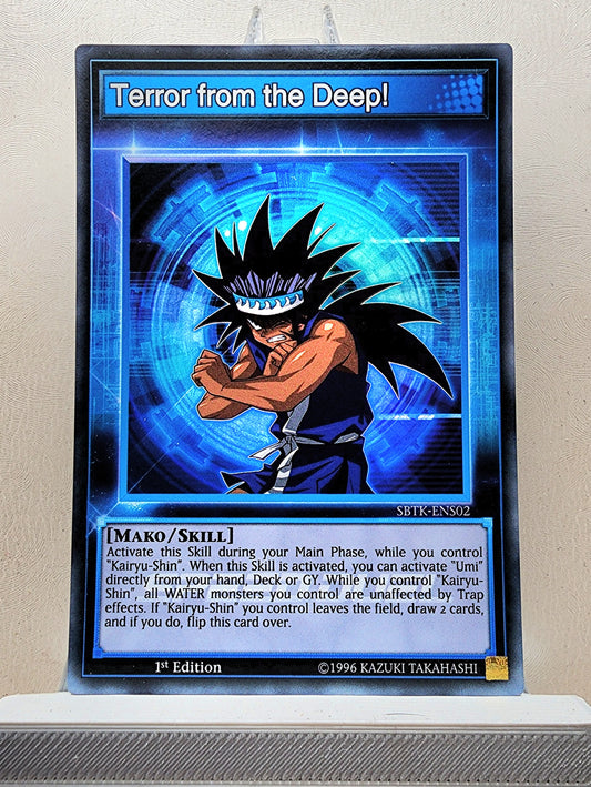 Yugioh! 1x Terror from the Deep (SBTK - Super Rare) 1st Edition