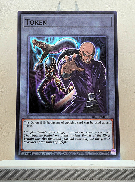 Yugioh! 1x Odion & Embodiment of Apophis Token (TKN5 - Super Rare) Unli Edition