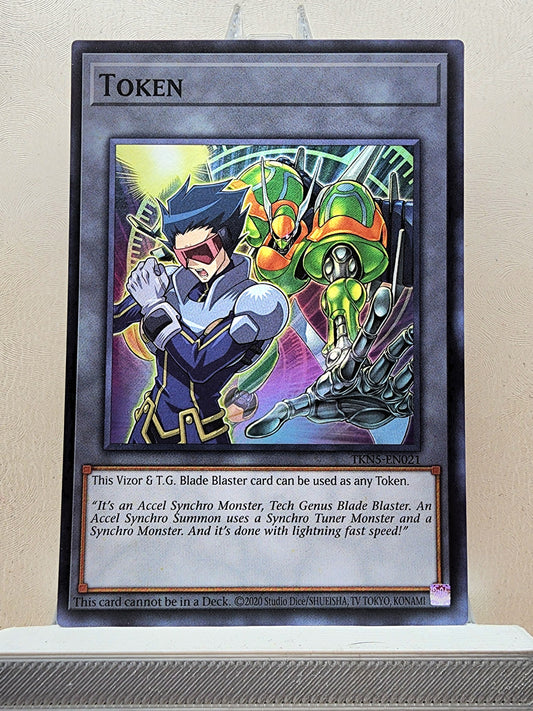 Yugioh! 1x Vizor & T.G Blade Blaster Token (TKN5 - Super Rare) Unli Edition