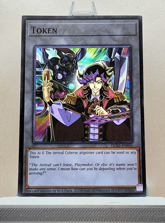 Yugioh! 1x Ai & Arrival Cyberse @Ignister Token (TKN5 - Super Rare) Unli Edition