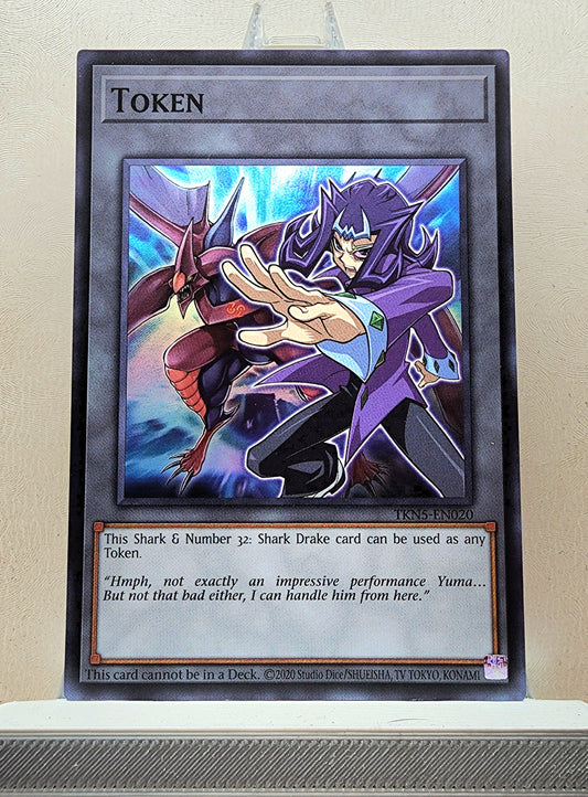 Yugioh! 1x Shark & Number 32: Shark Drake Token (TKN5 - Super Rare) Unli Edition