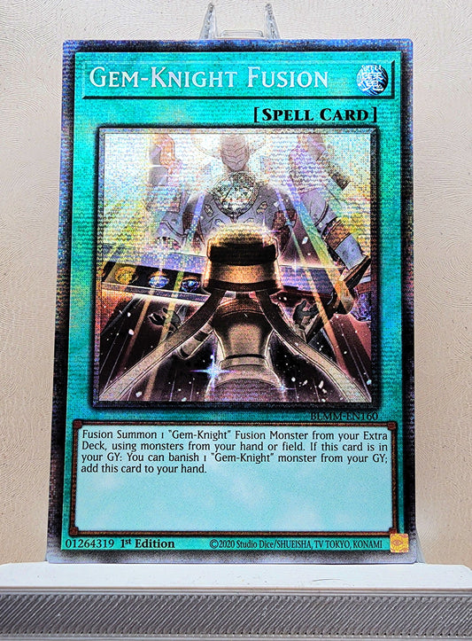 Yugioh! 1x Gem-Knight Fusion (BLMM - Starlight Rare) 1st Edition