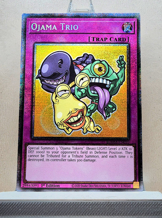 Yugioh! 1x Ojama Trio (BLMM - Starlight Rare) 1st Edition