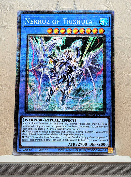 Yugioh! 1x Nekroz of Trishula Alt Art (BLMM - Starlight Rare) 1st Edition