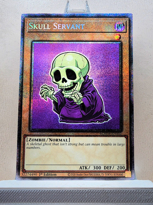 Yugioh! 1x Skull Servant Chibi Artwork (BLMM - Starlight Rare) 1st Edition