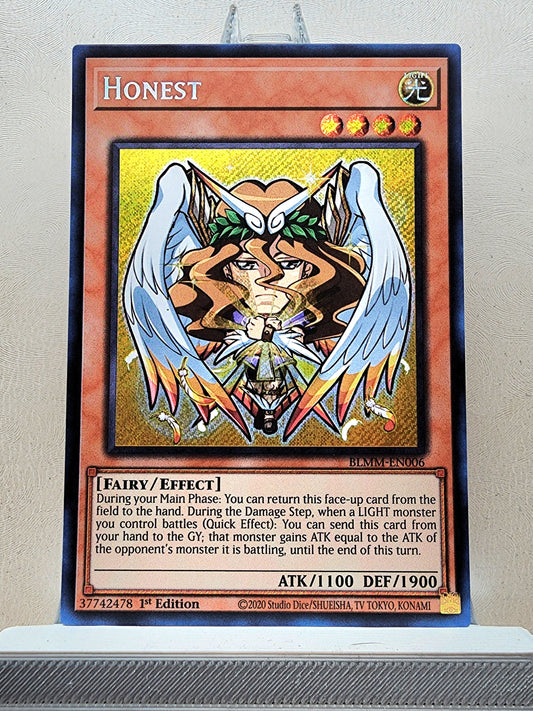Yugioh! 1x Honest Chibi Artwork (BLMM - Secret Rare) 1st Edition