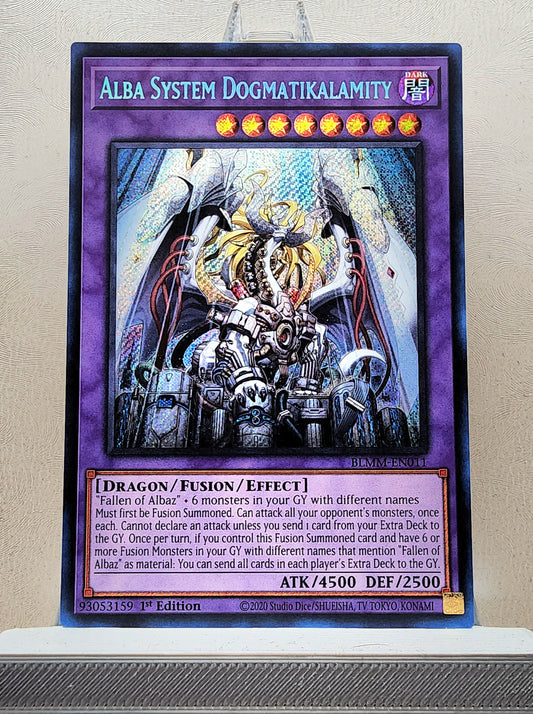 Yugioh! 1x Alba System Dogmatikalamity (BLMM - Secret Rare) 1st Edition