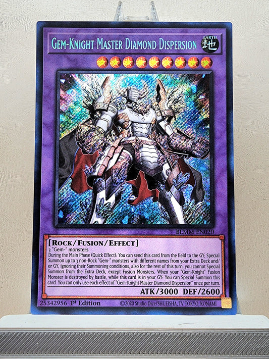 Yugioh! 1x Gem-Knight Master Diamond Dispersion (BLMM - Secret Rare) 1st Edition