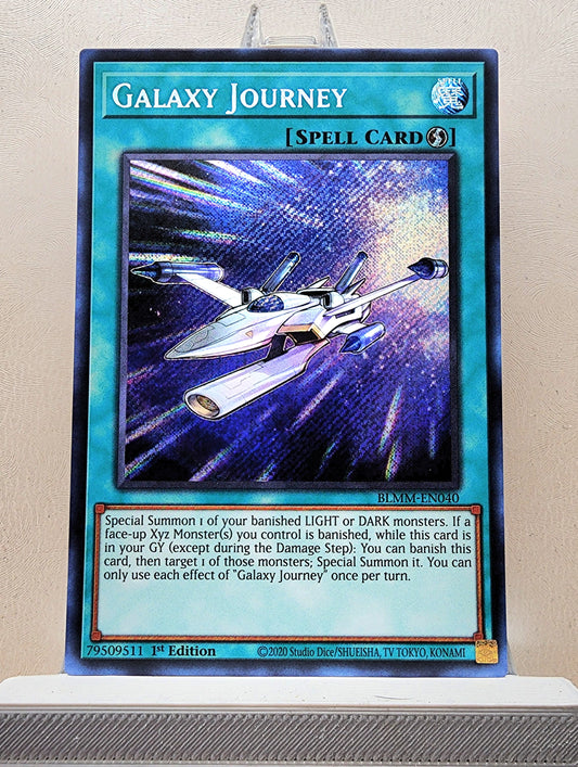 Yugioh! 1x Galaxy Journey (BLMM - Secret Rare) 1st Edition
