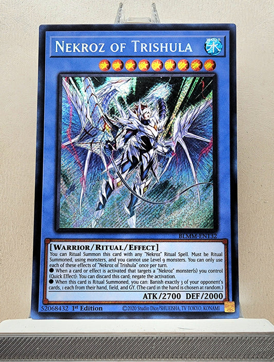 Yugioh! 1x Nekroz of Trishula Alt Art (BLMM - Secret Rare) 1st Edition