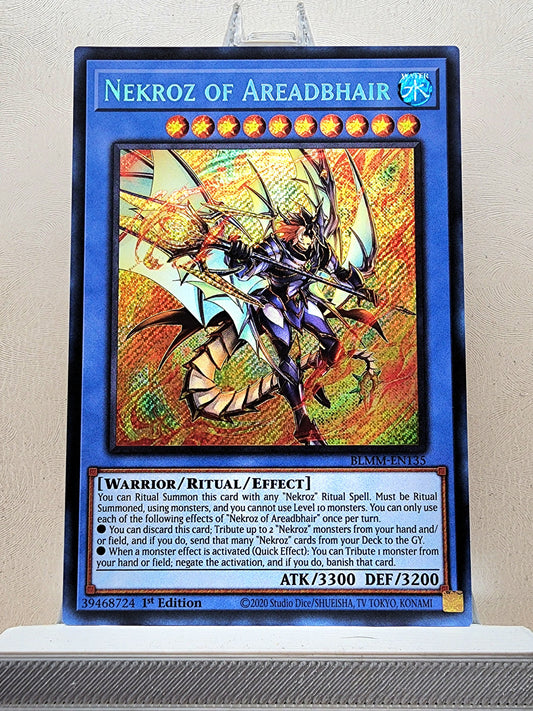 Yugioh! 1x Nekroz of Areadbhair (BLMM - Secret Rare) 1st Edition