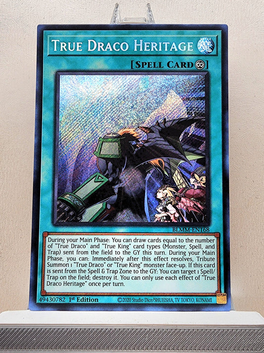 Yugioh! 1x True Draco Heritage (BLMM - Secret Rare) 1st Edition