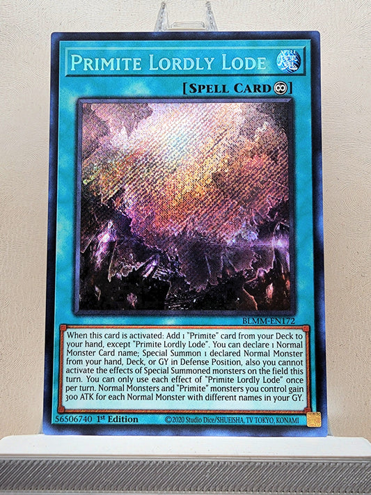 Yugioh! 1x Primite Lordly Lode (BLMM - Secret Rare) 1st Edition