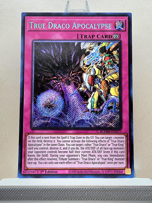 Yugioh! 1x True Draco Apocalypse (BLMM - Secret Rare) 1st Edition