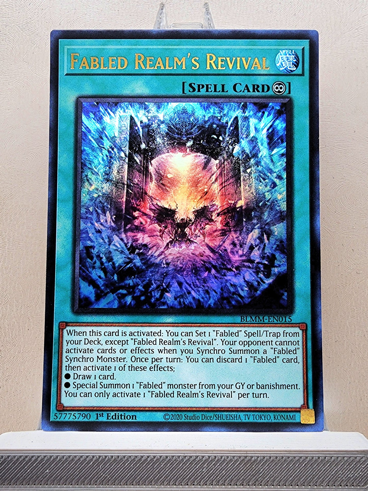 Yugioh! 1x Fabled Realm's Revival (BLMM - Ultra Rare) 1st Edition