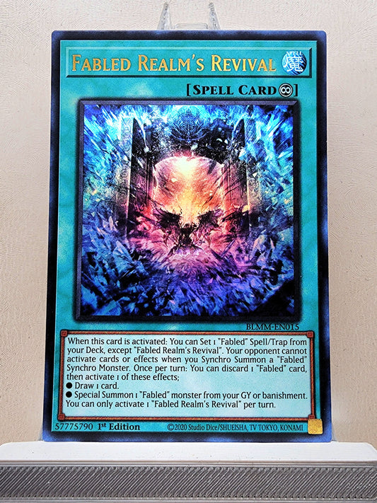 Yugioh! 1x Fabled Realm's Revival (BLMM - Ultra Rare) 1st Edition