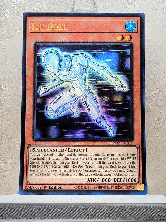 Yugioh! 1x Ice Doll (BLMM - Ultra Rare) 1st Edition