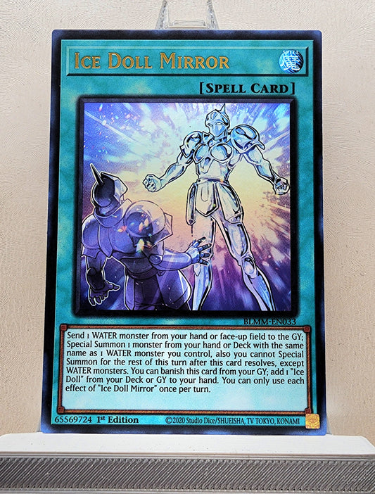 Yugioh! 1x Ice Doll Mirror (BLMM - Ultra Rare) 1st Edition
