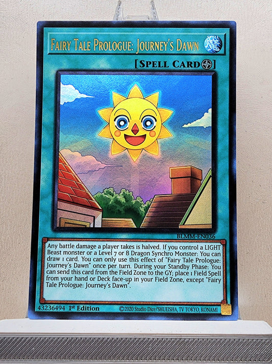 Yugioh! 1x Fairy Tale Prologue: Journey's Dawn (BLMM - Ultra Rare) 1st Edition