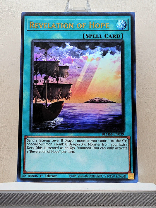 Yugioh! 1x Revelation of Hope (BLMM - Ultra Rare) 1st Edition