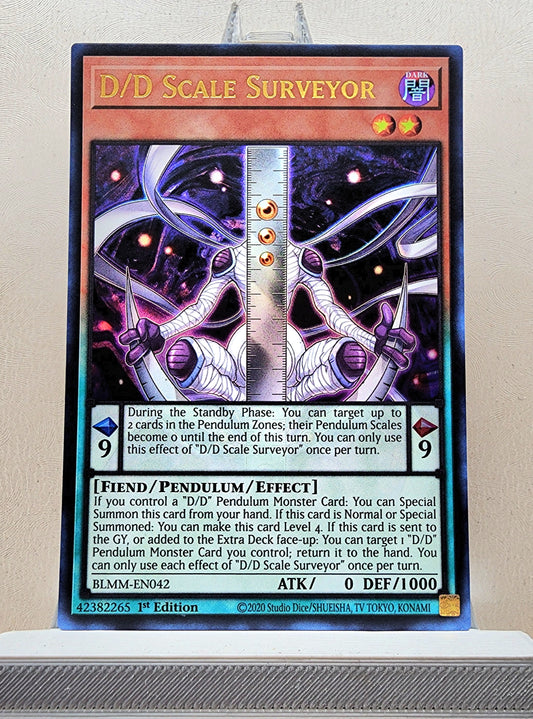Yugioh! 1x D/D Scale Surveyor (BLMM - Ultra Rare) 1st Edition