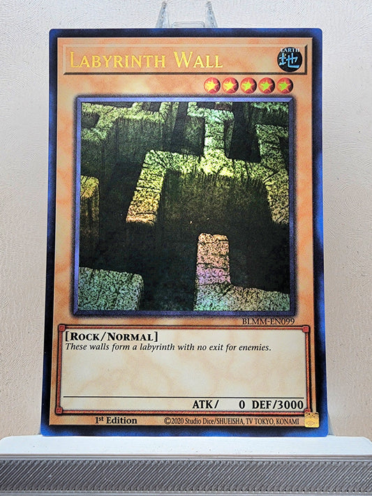Yugioh! 1x Labyrinth Wall (BLMM - Ultra Rare) 1st Edition