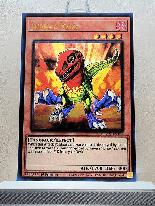 Yugioh! 1x Jurrac Velo (BLMM - Ultra Rare) 1st Edition