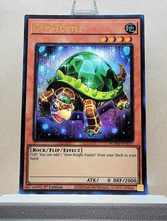 Yugioh! 1x Gem-Turtle (BLMM - Ultra Rare) 1st Edition