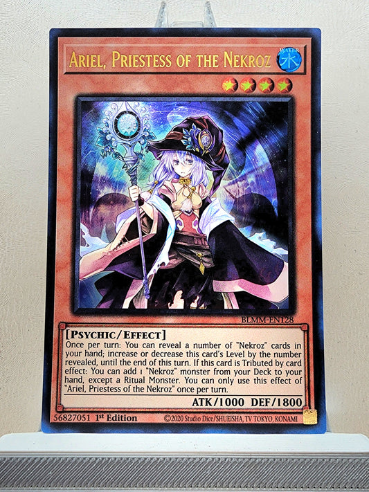 Yugioh! 1x Ariel, Priestess of the Nekroz (BLMM - Ultra Rare) 1st Edition