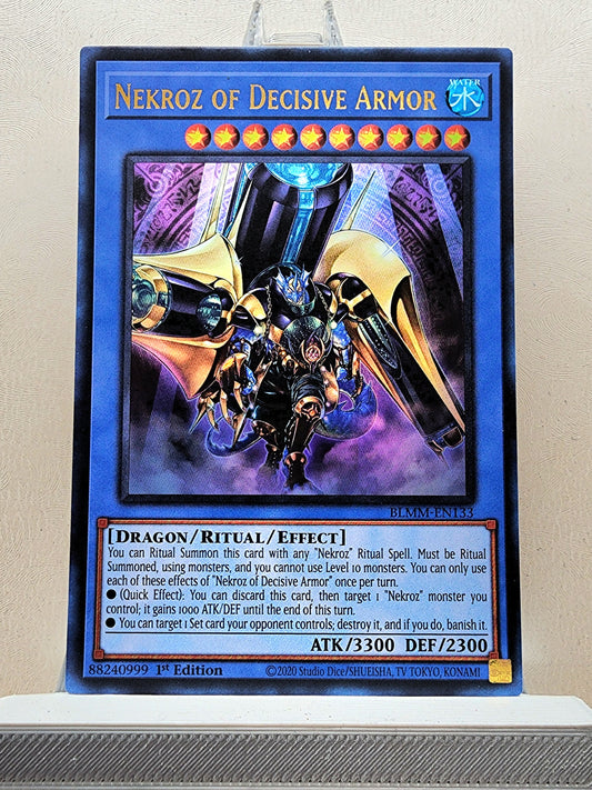 Yugioh! 1x Nekroz of Decisive Armor (BLMM - Ultra Rare) 1st Edition