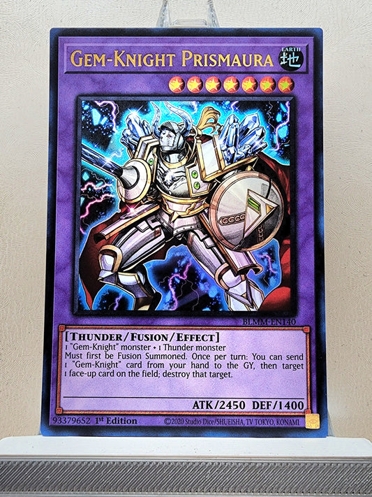 Yugioh! 1x Gem-Knight Prismaura (BLMM - Ultra Rare) 1st Edition