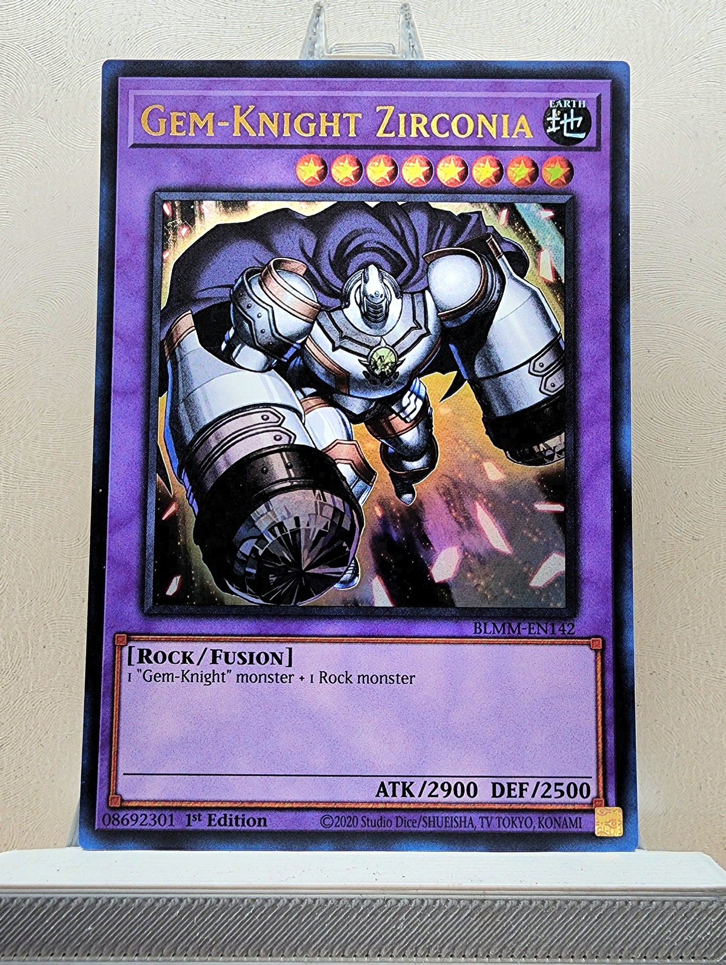 Yugioh! 1x Gem-Knight Zirconia (BLMM - Ultra Rare) 1st Edition