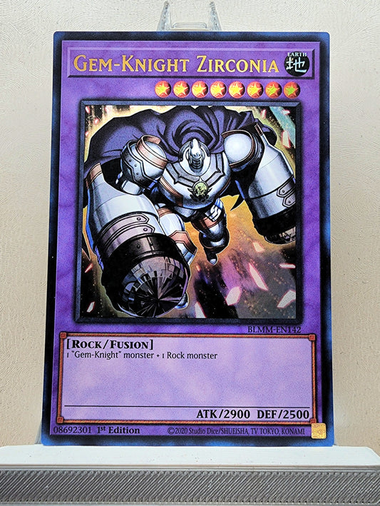 Yugioh! 1x Gem-Knight Zirconia (BLMM - Ultra Rare) 1st Edition