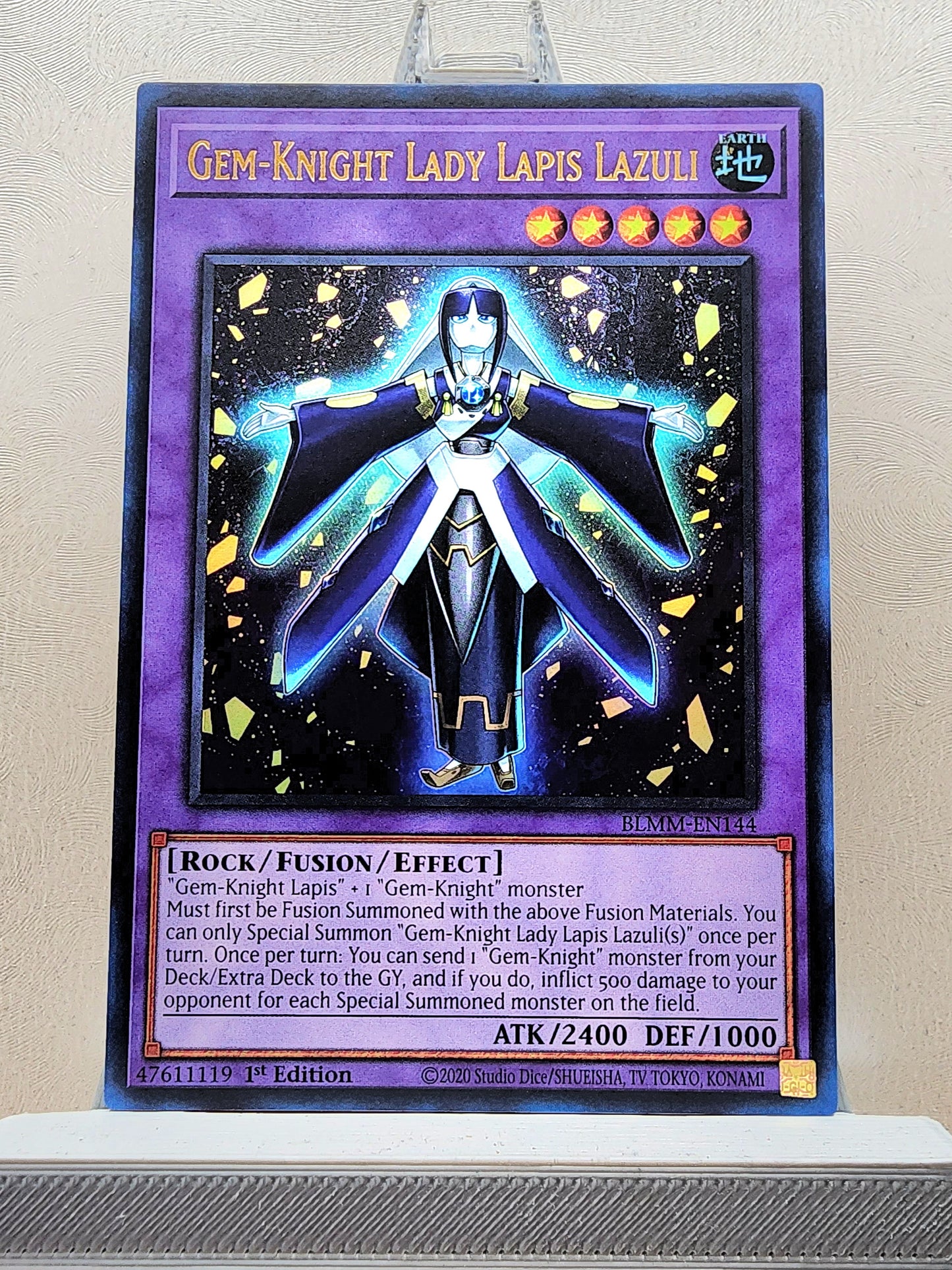 Yugioh! 1x Gem-Knight Lady Lapis Lazuli (BLMM - Ultra Rare) 1st Edition
