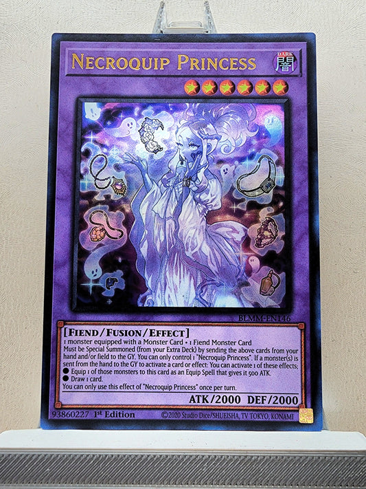 Yugioh! 1x Necroquip Princess (BLMM - Ultra Rare) 1st Edition